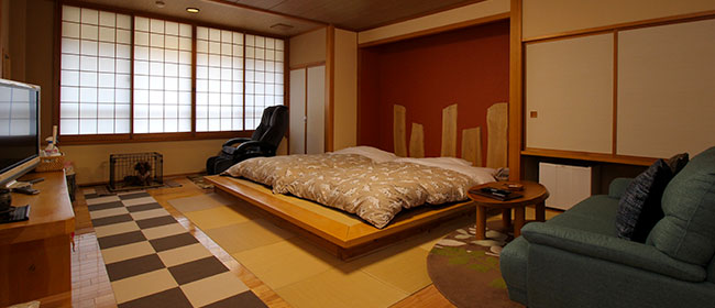 四つの趣の違う客室